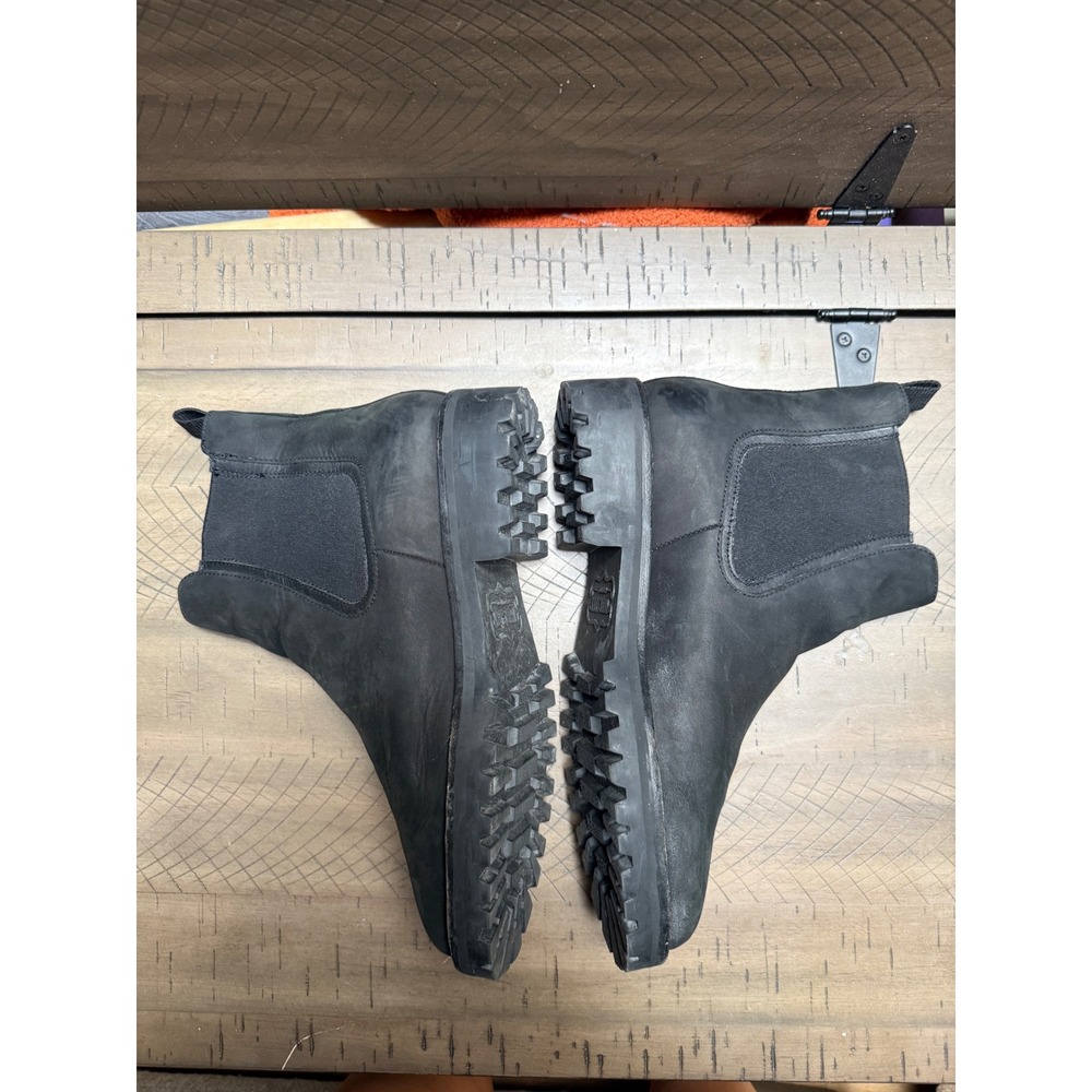 Thursday Boot Co Duchess Boots Womens 9.5 Black Leather Lug Sole Chelsea - Picture 11 of 15